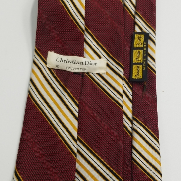 Vintage Christian Dior Carson Pirie Stripe Tie - Picture 4 of 6